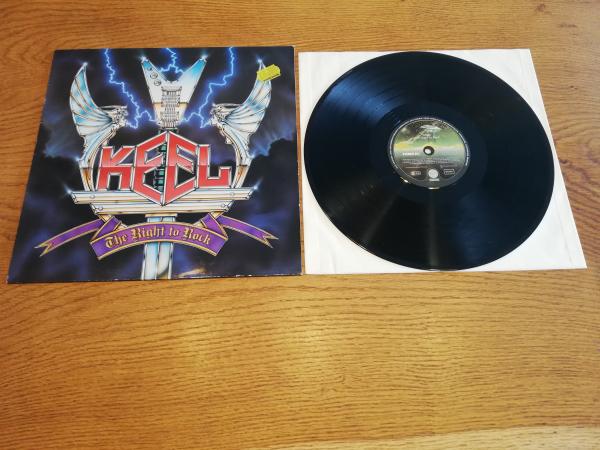 Keel – The Right To Rock 1985 Vertigo – 824 549-1Q  Deutsche Pressung NM/VG+